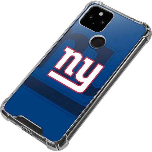 NFL New York Giants Double Vision Google Pixel 5 Clear Case